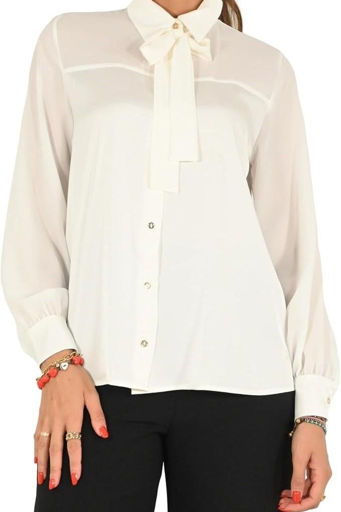 camicia CFC0124963003PANNA BIANCO RINASCIMENTO