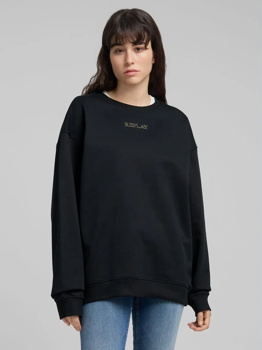 Felpa W3456A.000.23802BLACK REPLAY