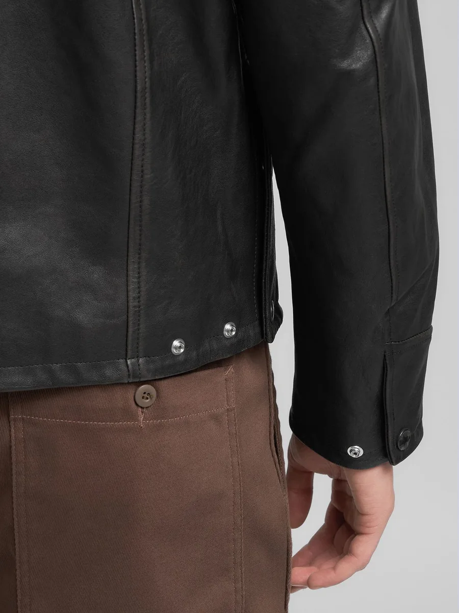 Giubbotto pelle M8457 .000.85194SBLACK REPLAY