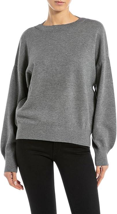 Maglia DK3901.000.G23372IRON MELANGE REPLAY