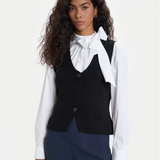 gilet brisa 10334682BLACK VERO MODA