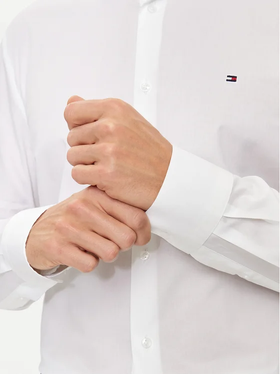 CAMICIA MW0MW38347Optic white TOMMY HILFIGER