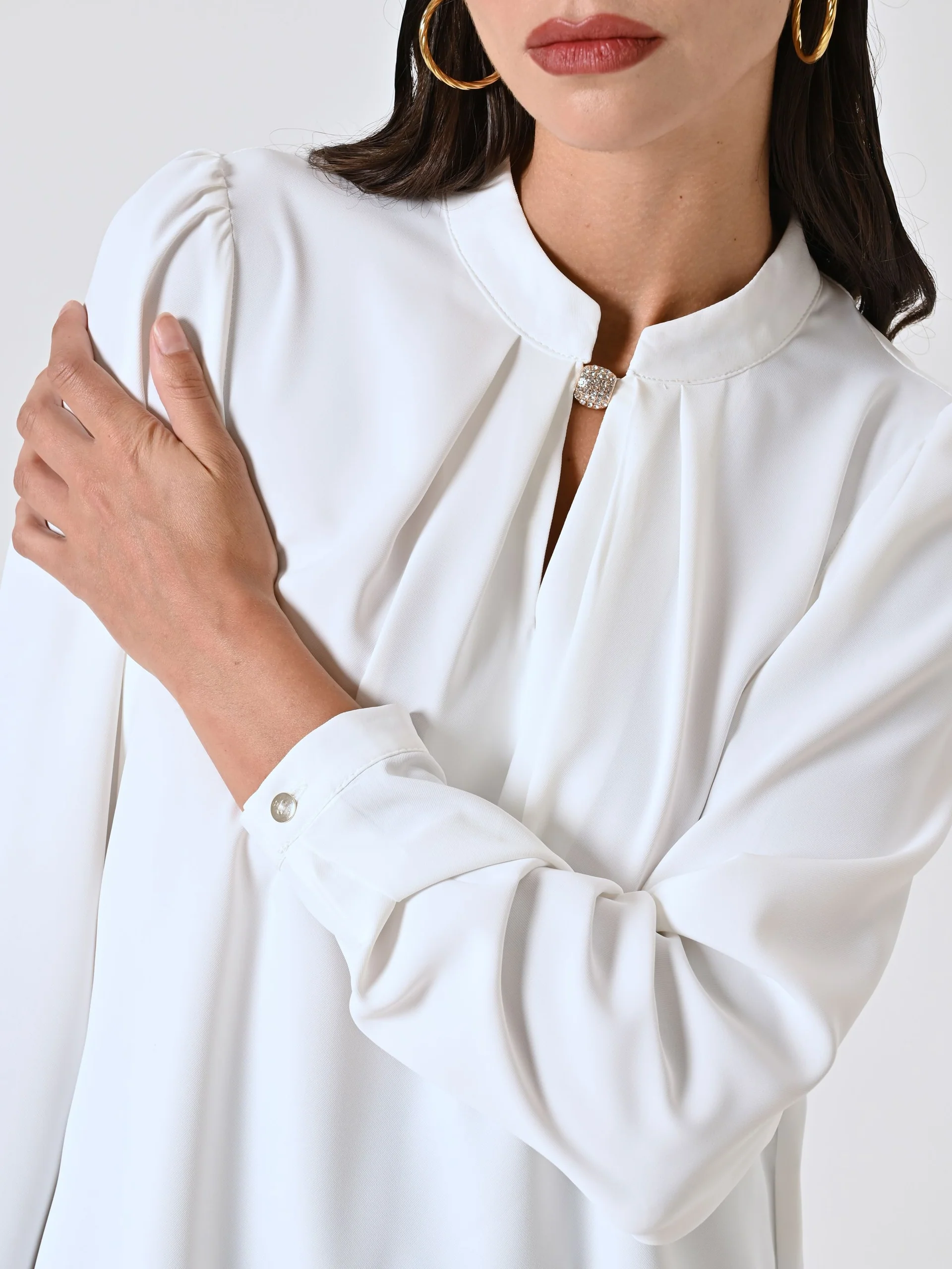 Blusa CFC0125087003Panna bianco RINASCIMENTO