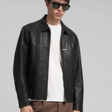 Giubbotto pelle M8457 .000.85194SBLACK REPLAY