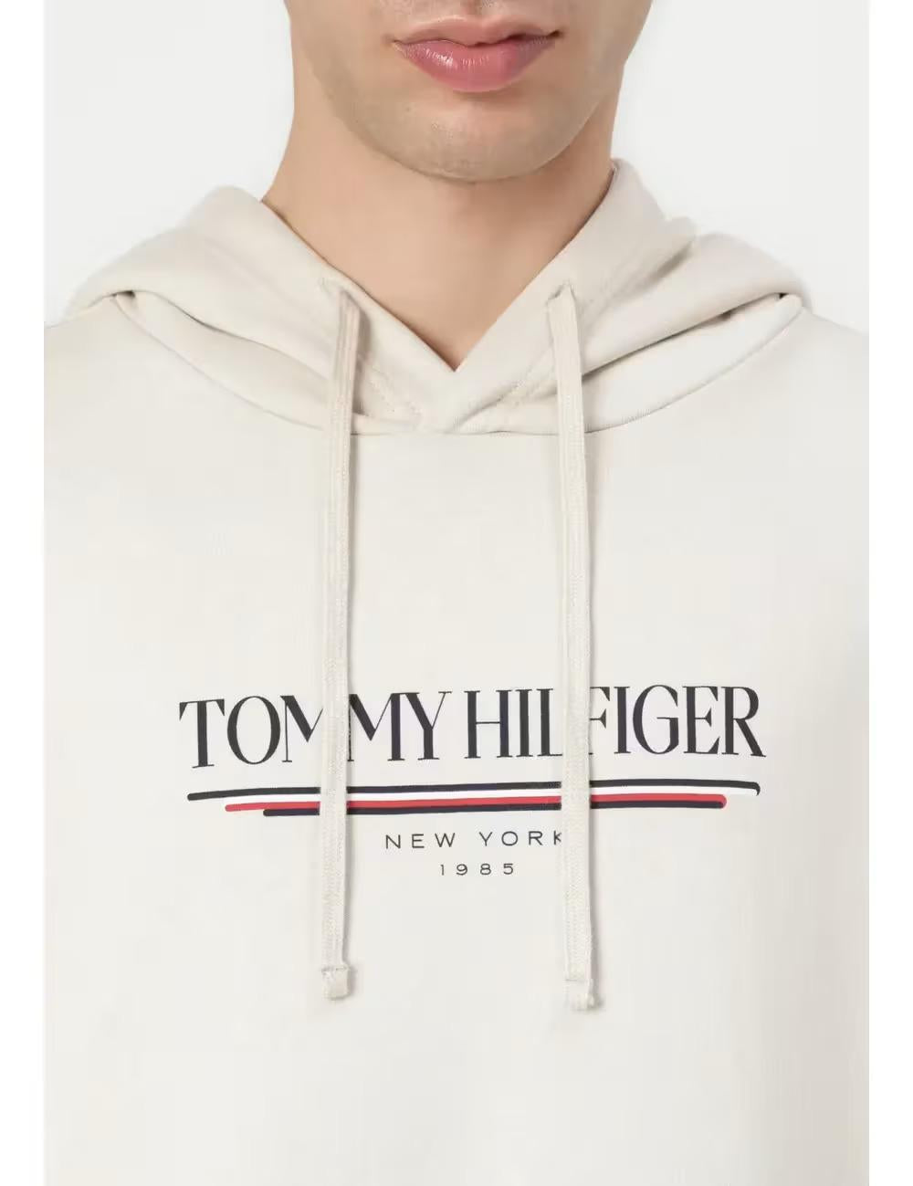FELPA MW0MW40534White TOMMY HILFIGER
