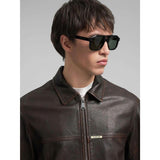 Giubbotto pelle M8457 .000.85194SBROWN REPLAY