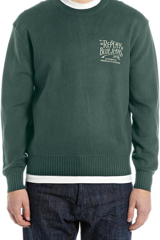 Maglia UK4885.000.G23538SEA GREEN REPLAY