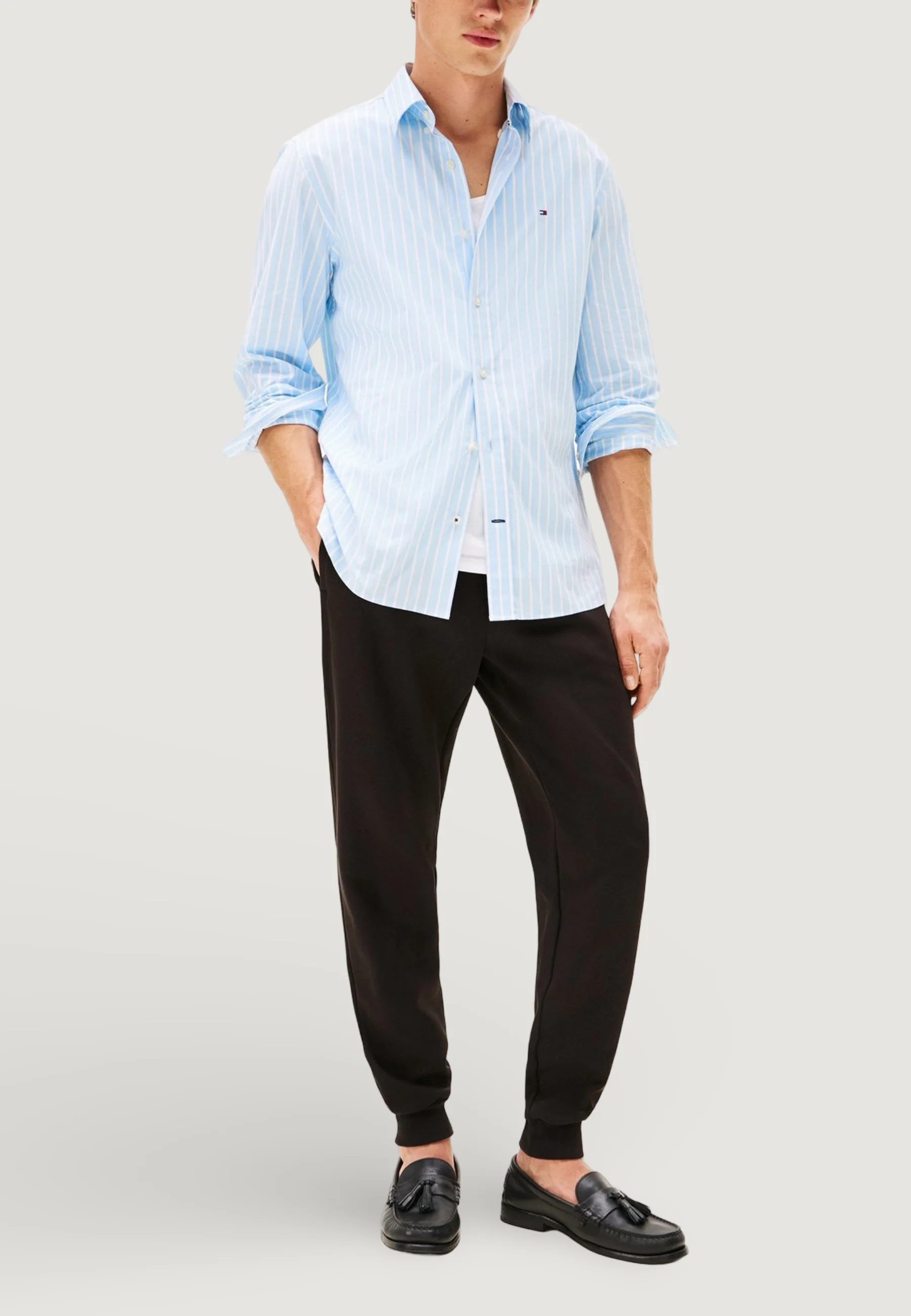 PANTALONE TUTA MW0MW37242Black TOMMY HILFIGER