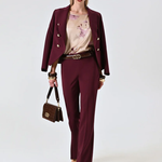 Pantalone CFC0125412003Bordeaux rosso RINASCIMENTO