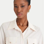Camicia CFC0125777003Beige chiaro RINASCIMENTO