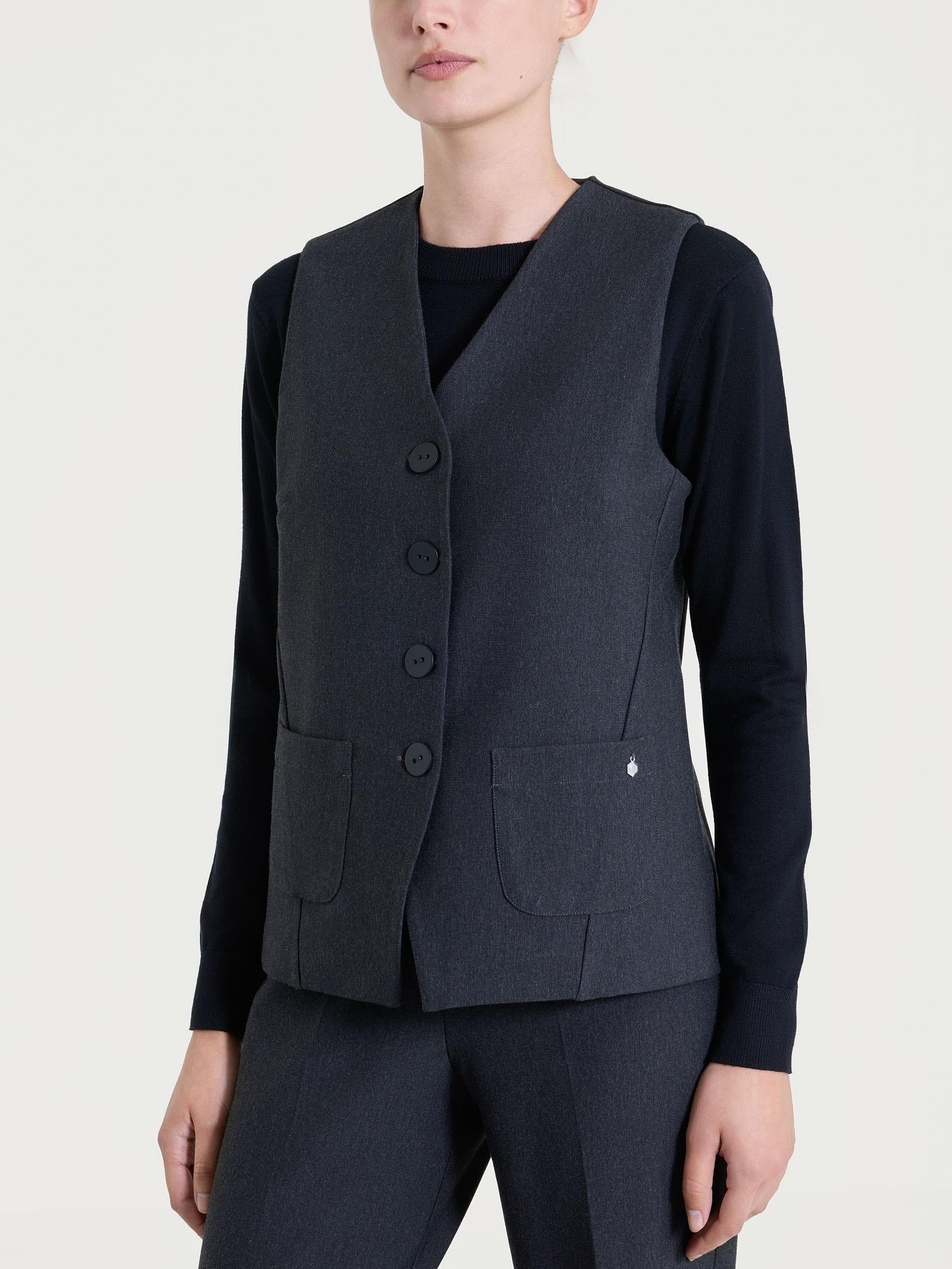 GILET DO24GLOscuro Mel. RAGNO