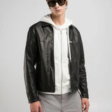 Giubbotto pelle M8457 .000.85194SBROWN REPLAY