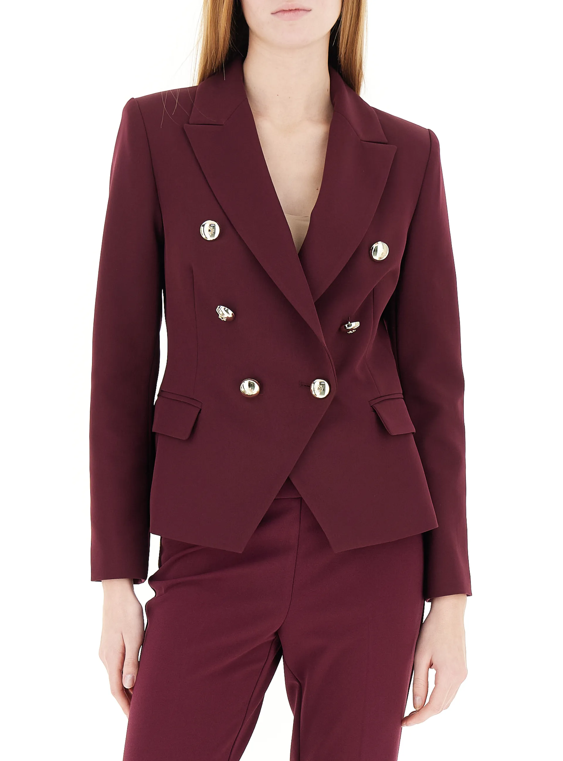 Giacca CFC0125438003Bordeaux rosso RINASCIMENTO