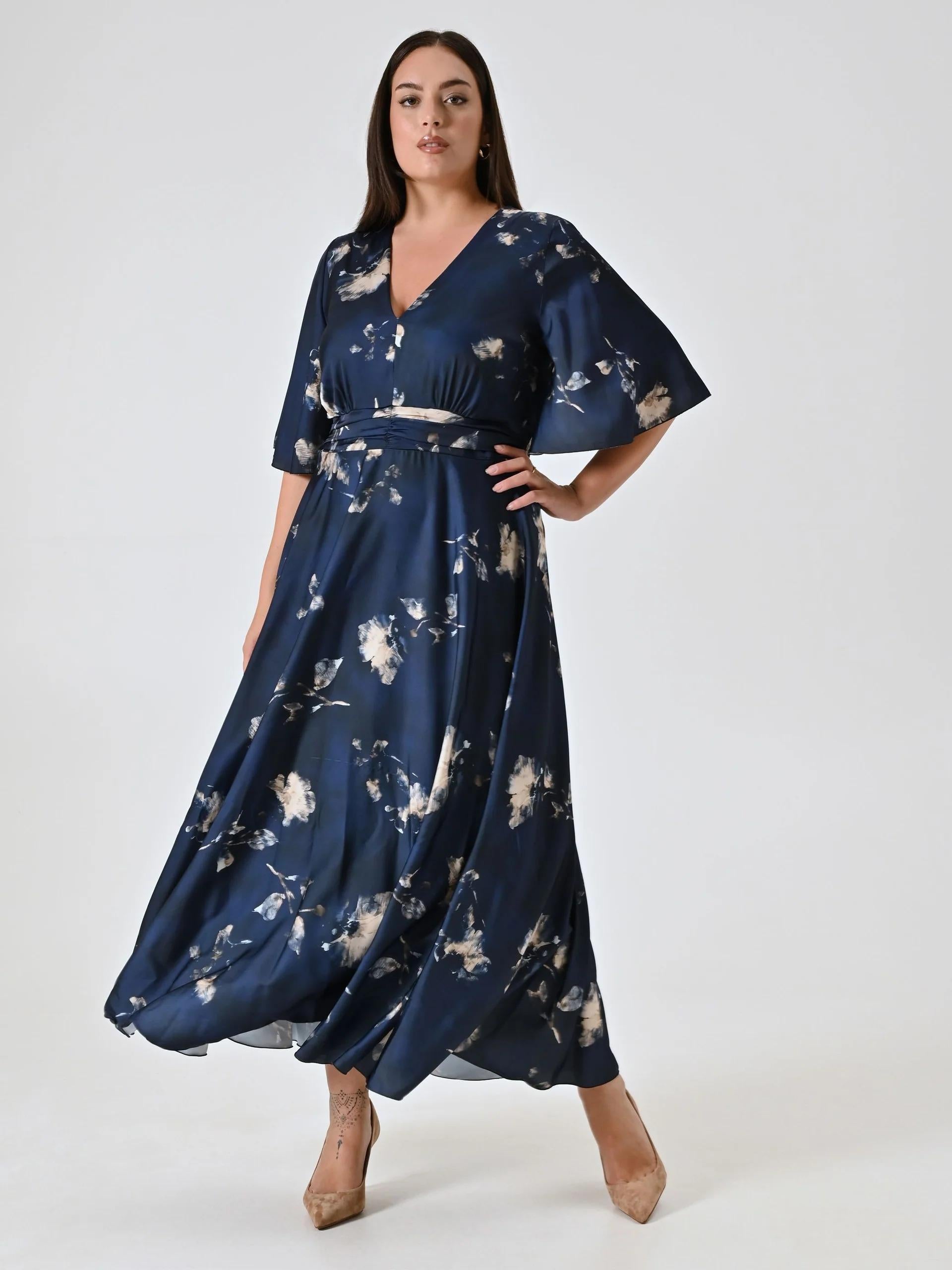 Abito Intero CFC0125490003Blu CURVY