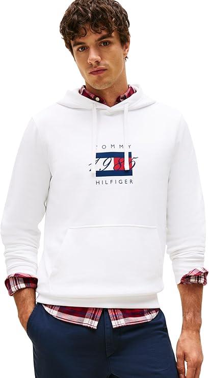 FELPA MW0MW41332White TOMMY HILFIGER
