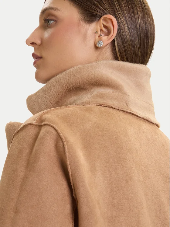 Cappotto CFC0122205003Cammello beige RINASCIMENTO