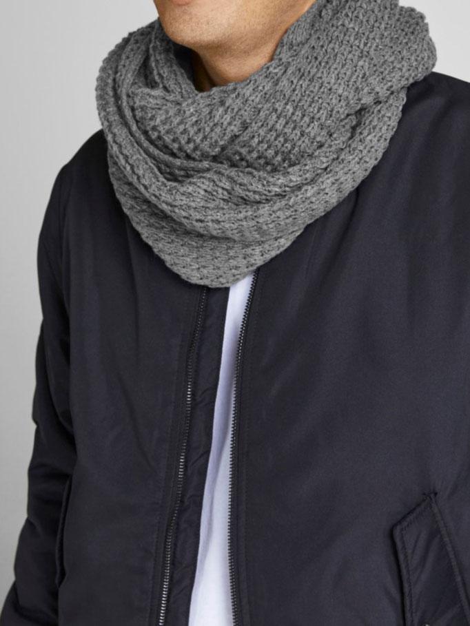 scaldacollo waffle 12127829GREY MELANGE JACK & JONES