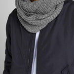 scaldacollo waffle 12127829GREY MELANGE JACK & JONES