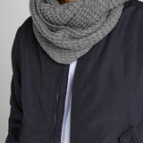 scaldacollo waffle 12127829GREY MELANGE JACK & JONES