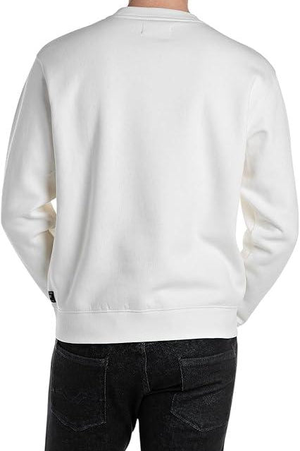 Felpa M3102 .000.23832NATURAL WHITE REPLAY