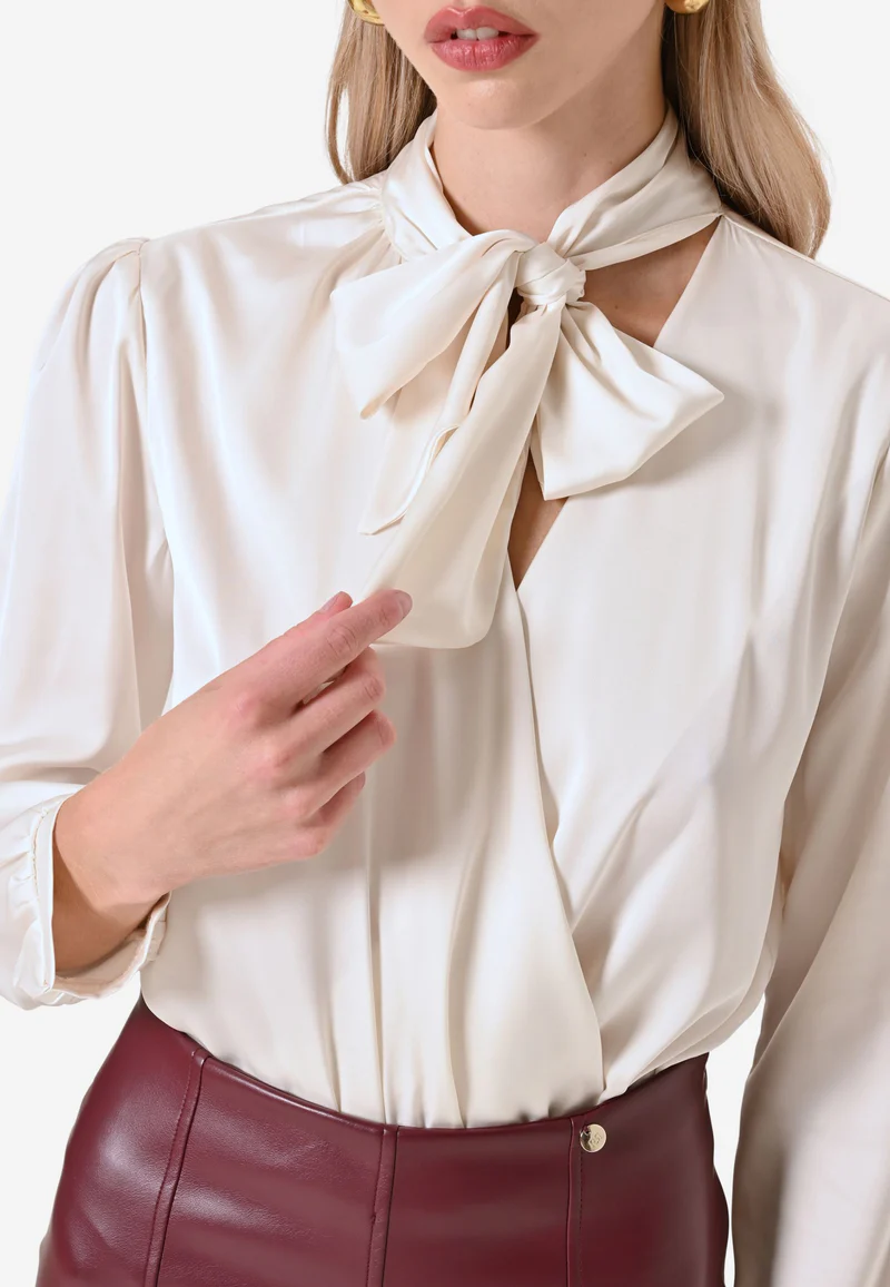 Blusa CFC0125260003Panna bianco RINASCIMENTO