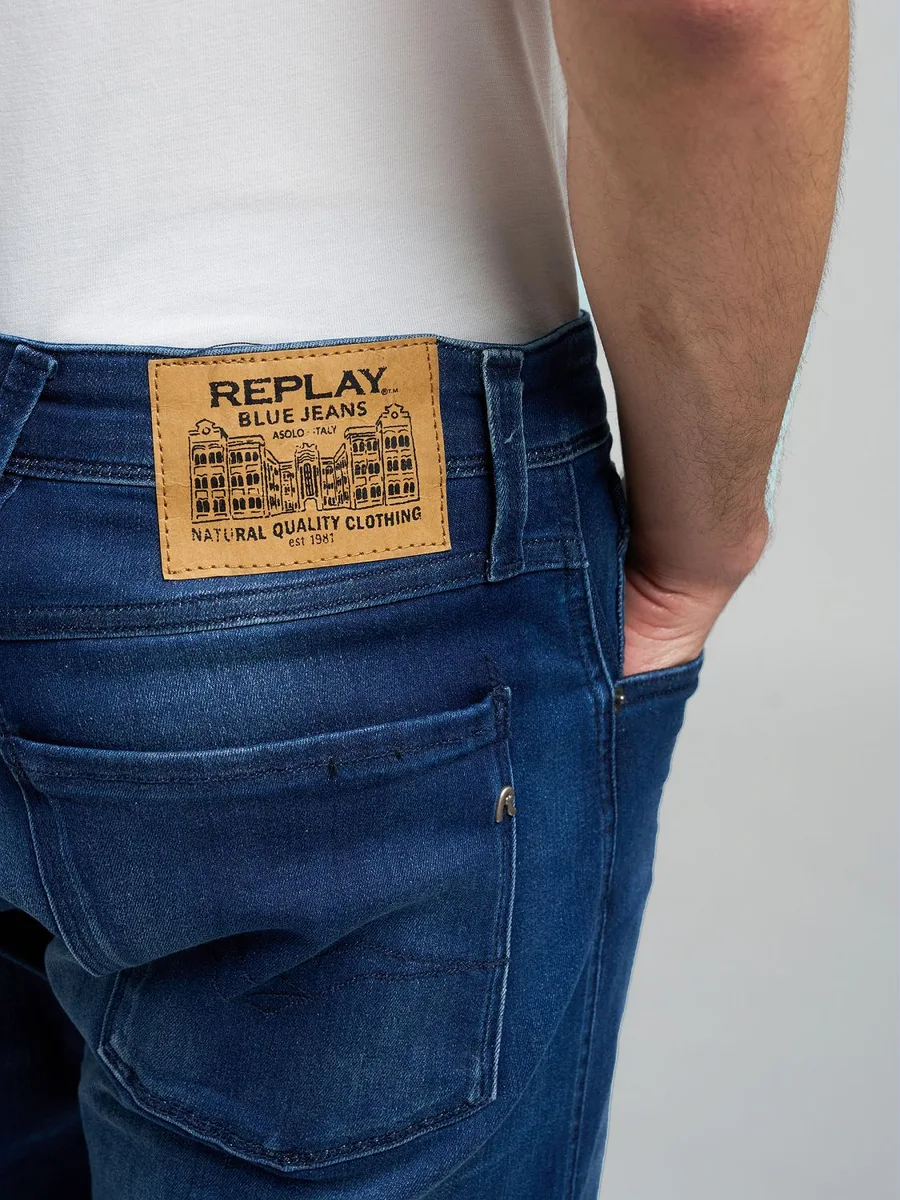 Pantalone M914  .000.41A 783MEDIUM BLUE REPLAY