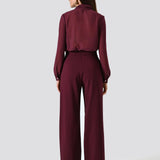 Pantalone CFC0125656003Bordeaux rosso RINASCIMENTO