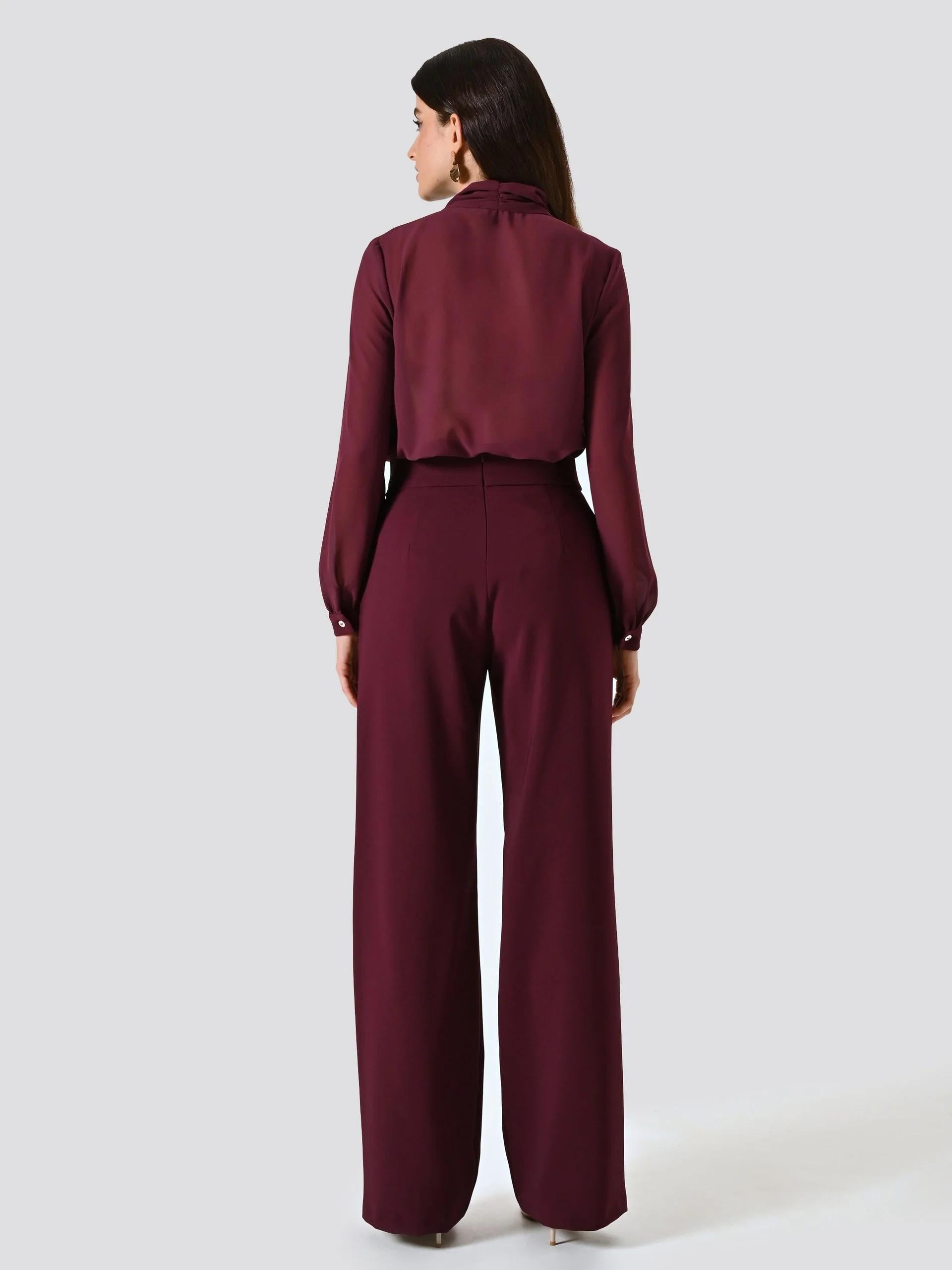 Pantalone CFC0125656003Bordeaux rosso RINASCIMENTO