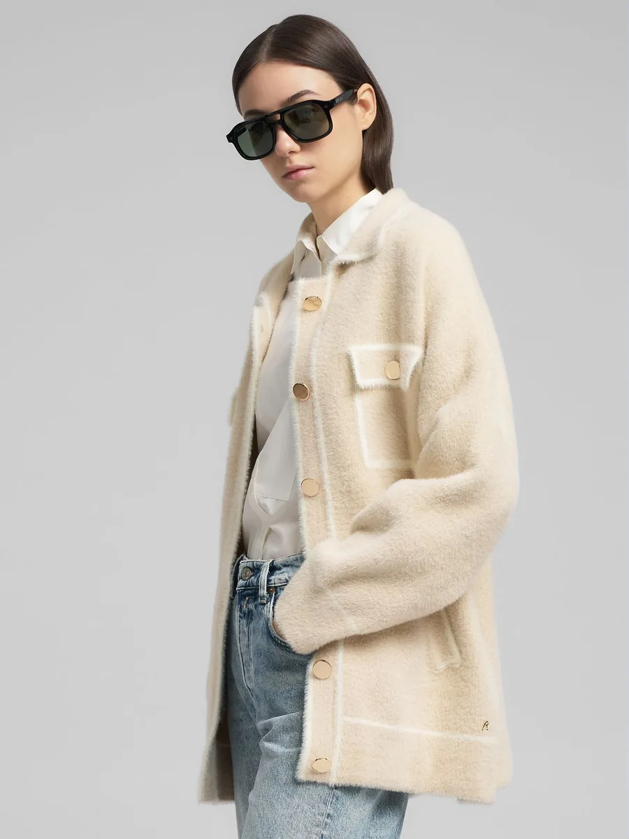 Maglia DK3914.000.G23908BEIGE REPLAY