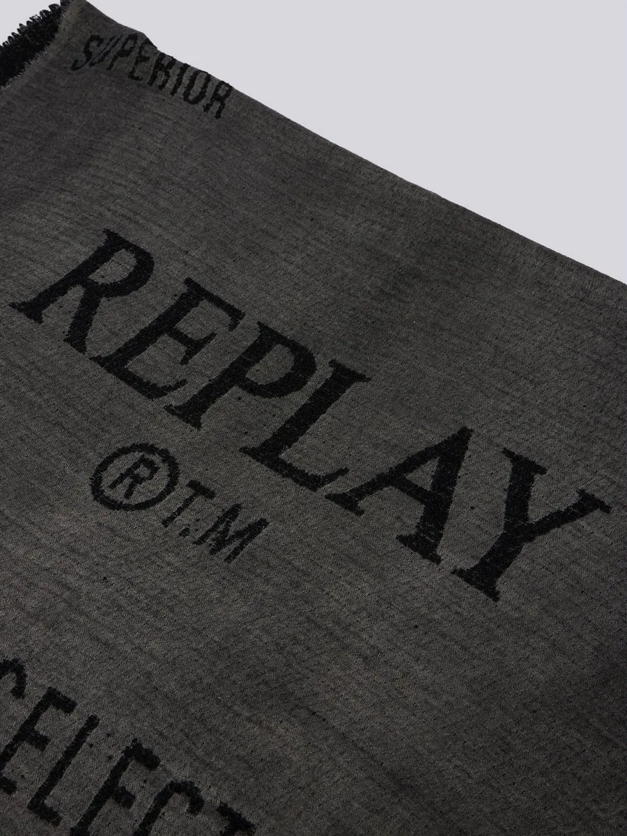 Sciarpa AM9234.000.A1401EWASHED BLACK REPLAY