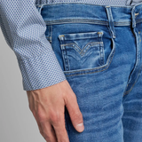 Pantalone M914Y .000.661 990MEDIUM BLUE REPLAY