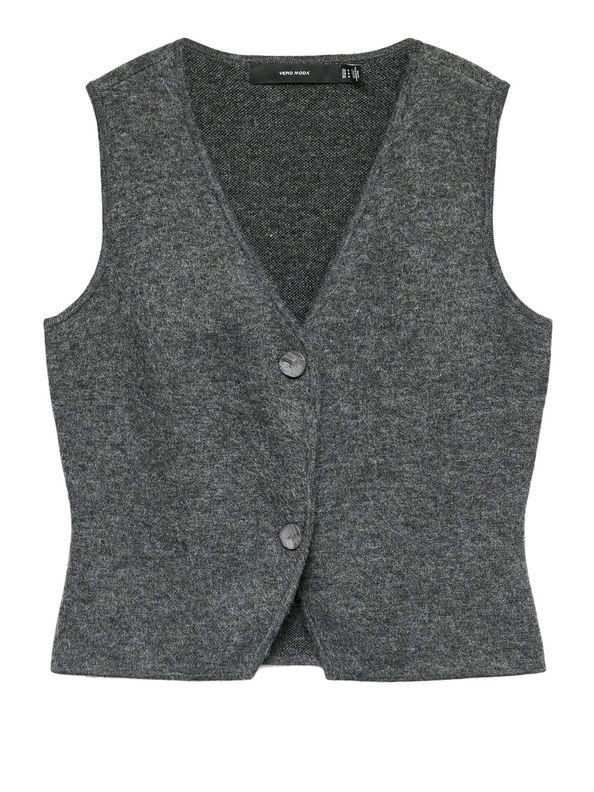 gilet brisa 10334682MEDIUM GREY MELANGE VERO MODA