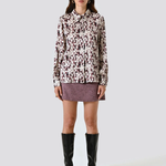 Camicia CFC0125137003Rosso Bordeaux RINASCIMENTO