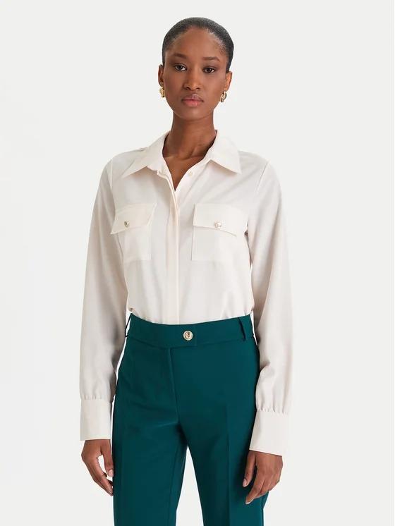 Camicia CFC0125777003Beige chiaro RINASCIMENTO