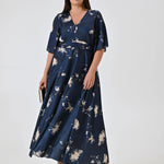 Abito Intero CFC0125490003Blu CURVY