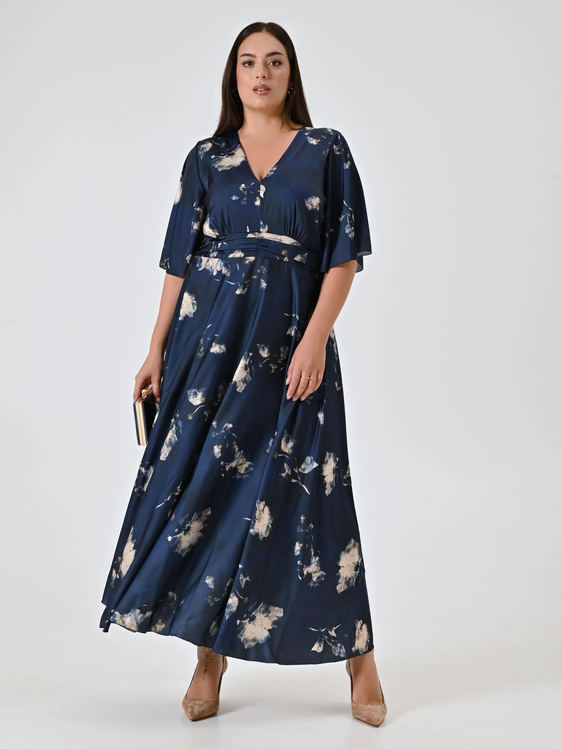 Abito Intero CFC0125490003Blu CURVY