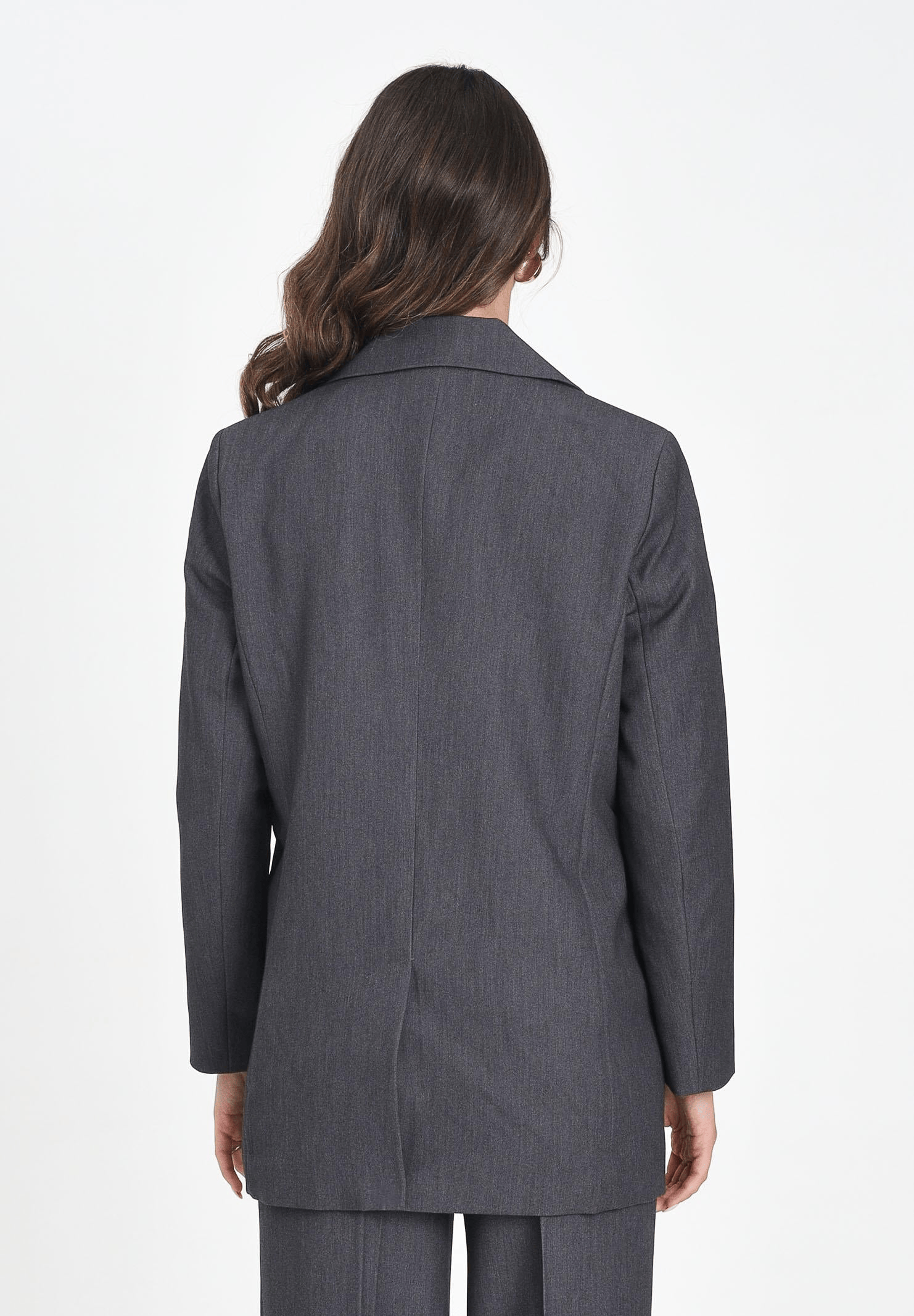 Giacca monopetto grigia 