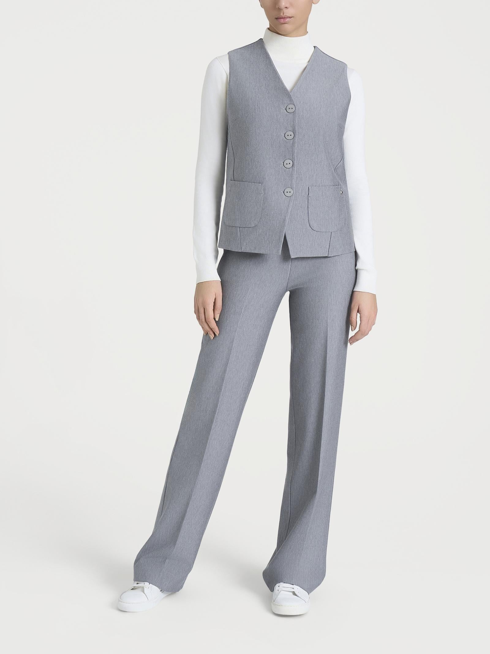 GILET DO24GLGrigio Mel. RAGNO