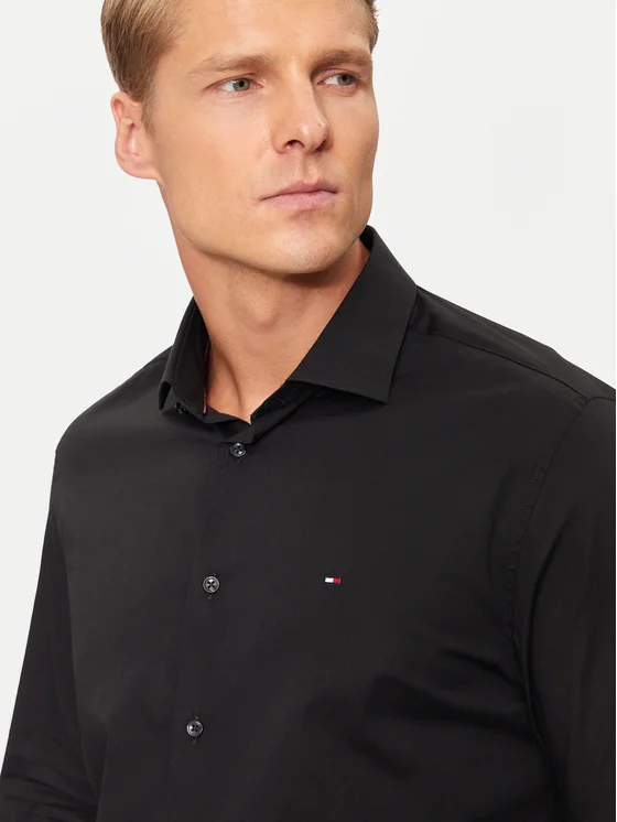 CAMICIA MW0MW38347Black TOMMY HILFIGER
