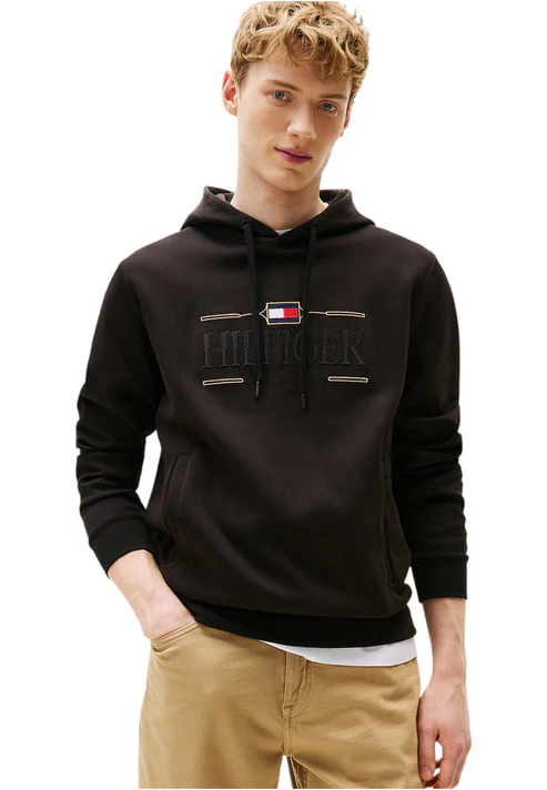 FELPA MW0MW39586Black TOMMY HILFIGER