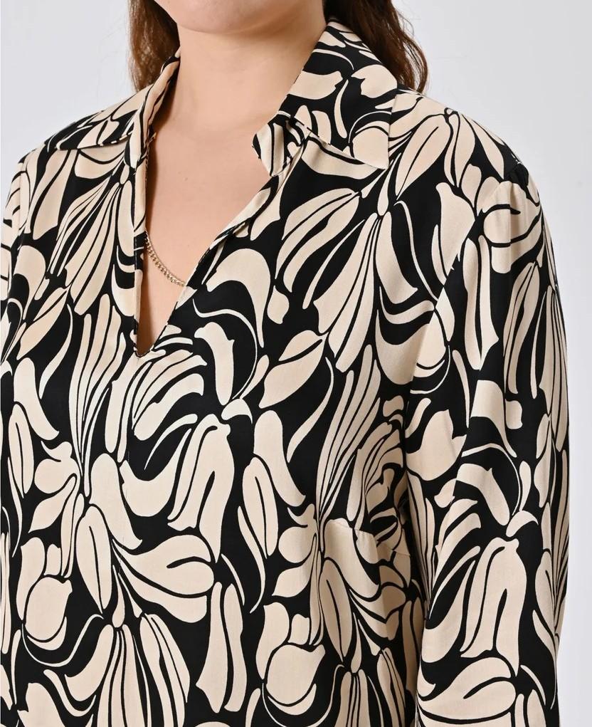 Blusa CFC0020108002Nero CURVY