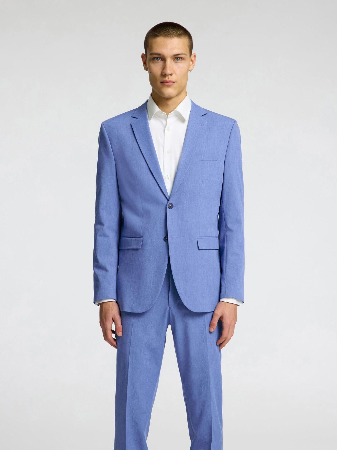 giacca liam 16087824LIGHT BLUE SELECTED