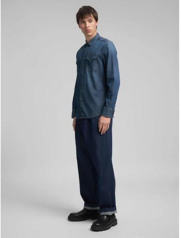 Camicia M4860T.000.26C 92ADARK BLUE REPLAY