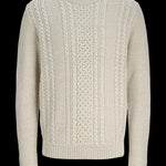 maglia paul 12279334WHITE MELANGE JACK & JONES