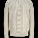 maglia paul 12279334WHITE MELANGE JACK & JONES