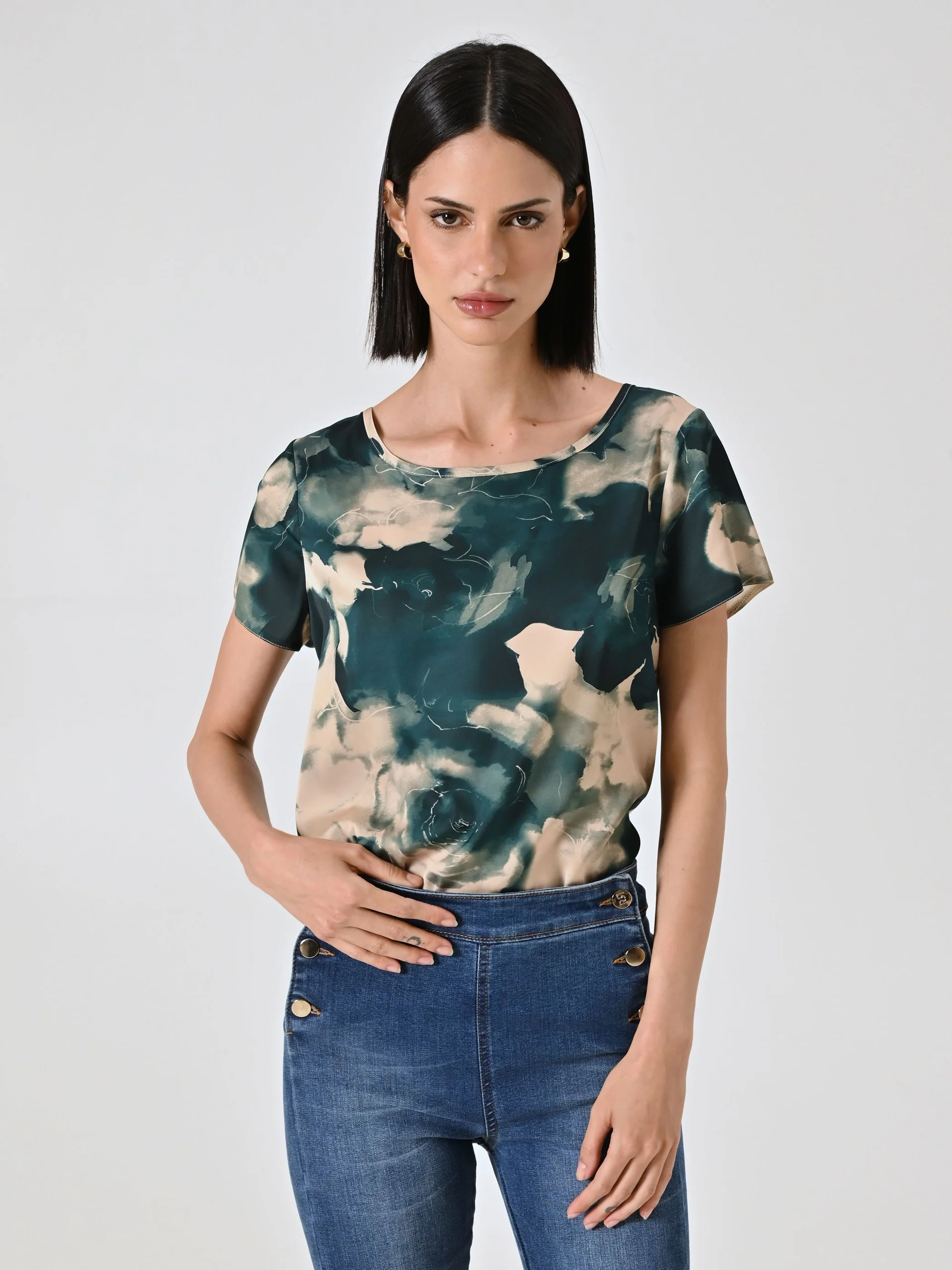 Blusa CFC0125248003Verde RINASCIMENTO
