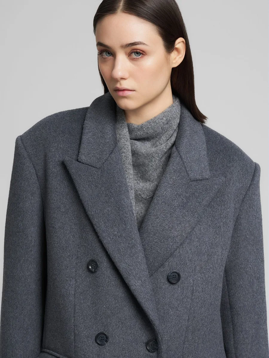 Cappotto W7914 .000.85294DARK GRAY MELANGE REPLAY