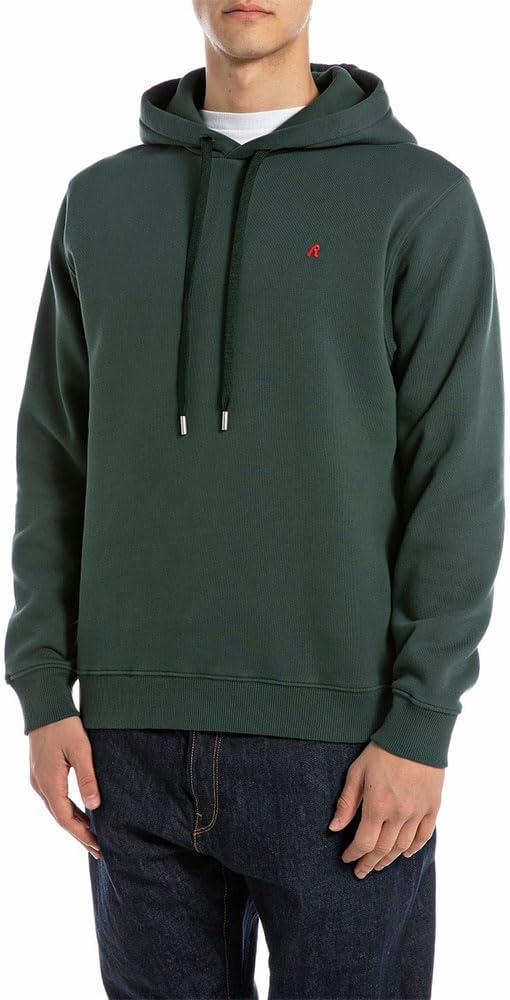 Felpa M3109 .000.23736PBOTTLE GREEN REPLAY