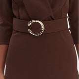 Abito Intero CFC0126777003Cioccolato RINASCIMENTO