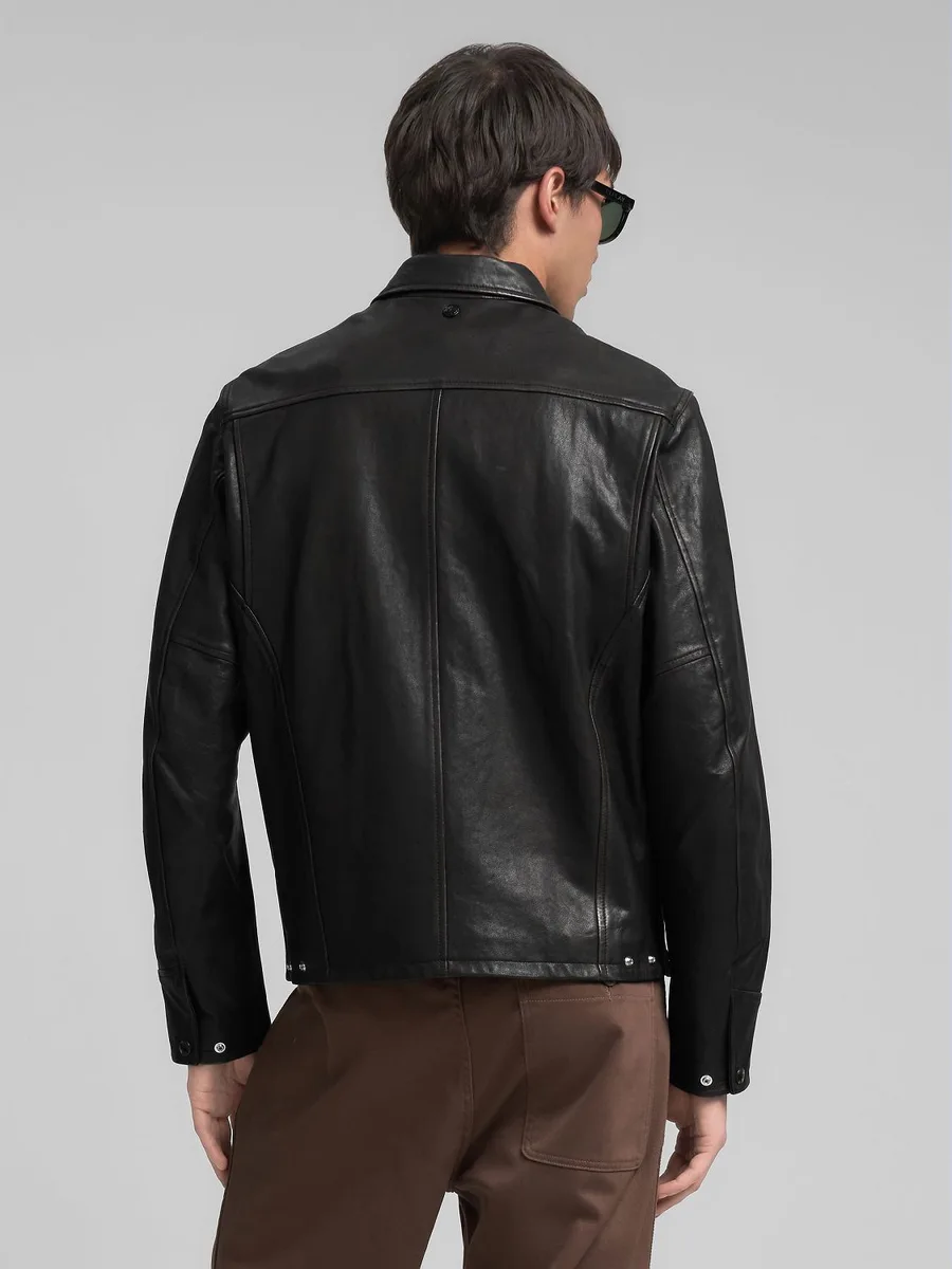 Giubbotto pelle M8457 .000.85194SBLACK REPLAY